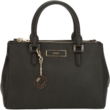 Dkny Leather Bag in Black - Lyst