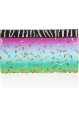 Jimmy Choo Cayla Embellished Patentleather Clutch
