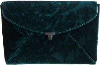L'Wren Scott Stamped Velvet Lady Clutch - Lyst