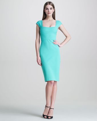 Narciso Rodriguez Stretchpique Capsleeve D - Lyst