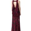 Reiss Pleated Print Maxi Dress in Purple (raspberry) - Lyst