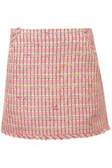 Topshop Fluro Boucle Skirt - Lyst