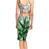 Clover Canyon How High Crop Top in Silver (black/white) - Lyst