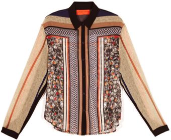 Clover Canyon Bottles Of Beer Blouse - Lyst