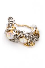 Gemma Redux Mixed Metal Bracelet