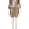 Topshop Sequin Bodycon Dress  in Gold (bronze) - Lyst