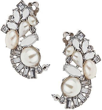 Topshop Pearl Deco Ear Tunnels - Lyst