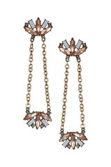 Topshop Martini Stone Earrings