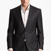 Versace Versace Trim Fit Wool Blend Suit in Black for Men (black stripe) - Lyst
