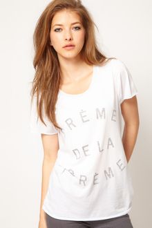 Zoe Karssen Creme De La Creme Tee - Lyst