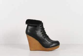 A.ok Fleece Lined Wedge Boot - Lyst