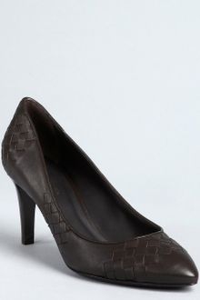 Bottega Veneta Express Intrecciato Leather Pointed Toe Pumps - Lyst