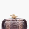 Givenchy Brown Python Leather Box Clutch in Brown - Lyst