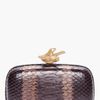 Givenchy Brown Python Leather Box Clutch in Brown - Lyst