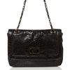Kenneth Cole Reaction Mercer Street Croc Chain Shoulder Bag in Black - Lyst