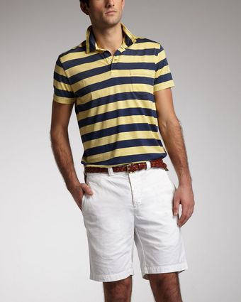 Polo Ralph Lauren Slim Gi Shorts Baxter Cream - Lyst