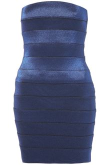 Topshop Glitter Bandage Bandeau Dress - Lyst