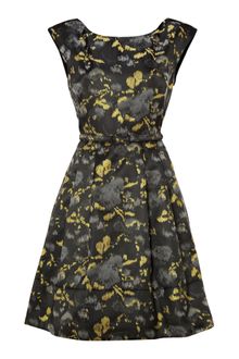 Untold Full Skirted Jacquard Dress - Lyst