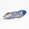 Oscar De La Renta Gladia Cage Sandal in Blue - Lyst