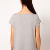 River Island Sequin Tshirt in Silver (gunmetal) - Lyst