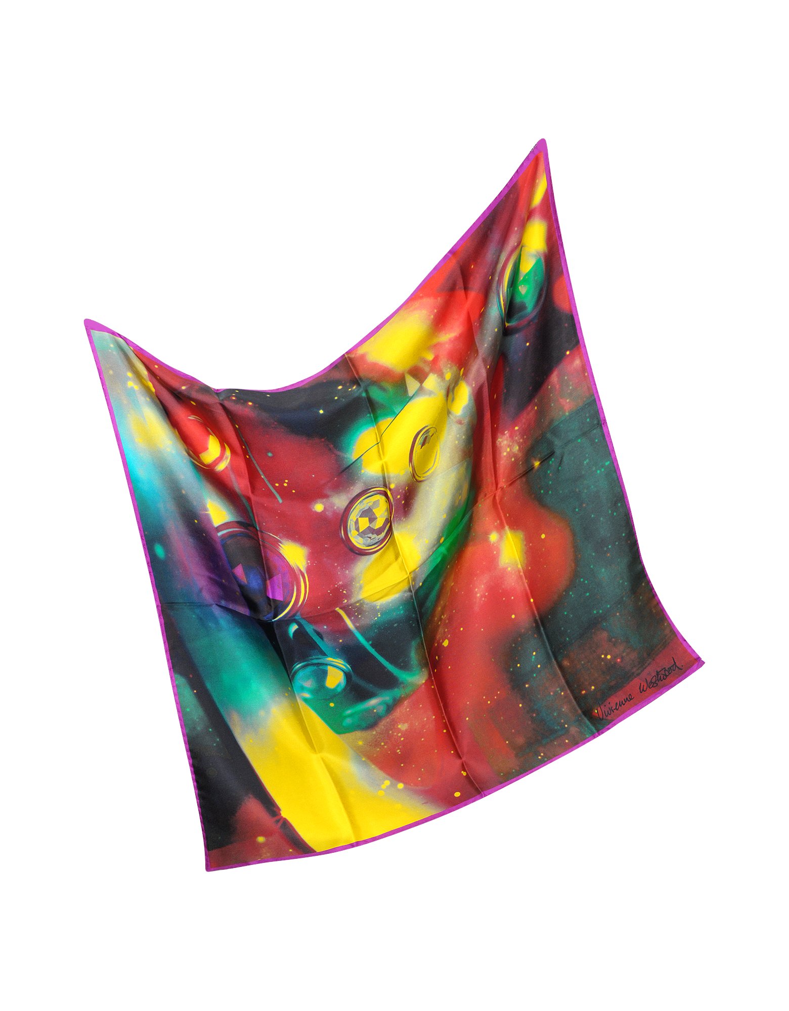 green vivienne westwood scarf