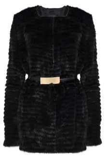 Elie Saab Mink Short Fur Coat - Lyst