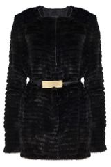 Elie Saab Mink Short Fur Coat