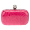 Alexander Mcqueen Skull Box Clutch in Purple (fuchsia) - Lyst