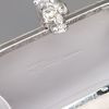 Alexander Mcqueen Mohican Skull Ostrich Box Clutch in White (pearl) - Lyst