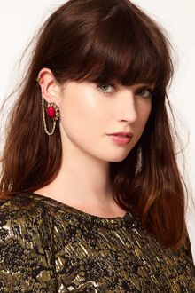 Asos Filigree Stone Link Ear Cuff - Lyst