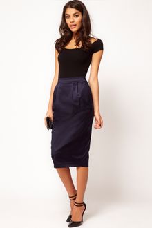 ASOS Collection Asos Pencil Skirt in Wiggle Shape - Lyst