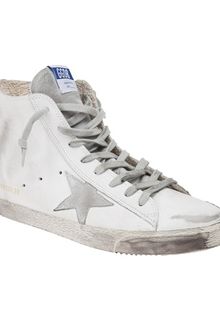 Golden Goose Deluxe Brand Distressed Leather Hitop Sneaker - Lyst