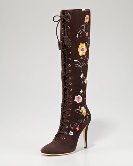 boots jimmy choo illicit flower