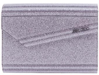 Jimmy Choo Candy Glitter Embellished Clutch - Lyst