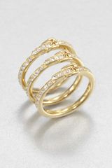 Michael Kors Pavé Buckle Stack Ring 