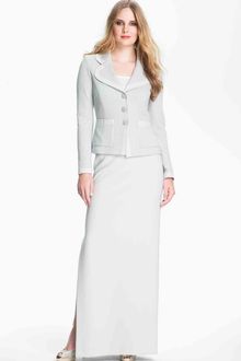 St. John Collection Crepe Marocain Skirt - Lyst