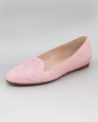Valentino Studded Suede Smoking Slipper - Lyst