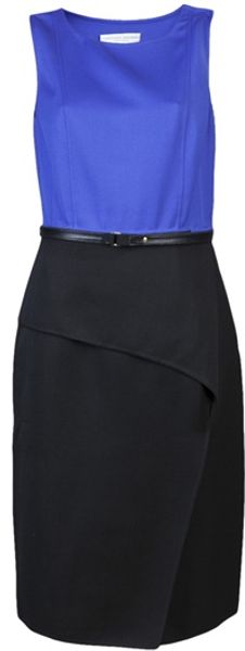 Carolina Herrera Double Face Dress - Lyst