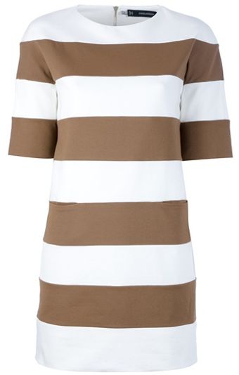 DSquared2 Striped Mini Dress - Lyst