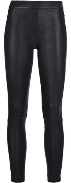 Givenchy Lamb Skin Trouser in Black - Lyst