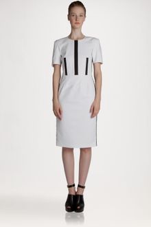 Jil Sander Netted Dress - Lyst