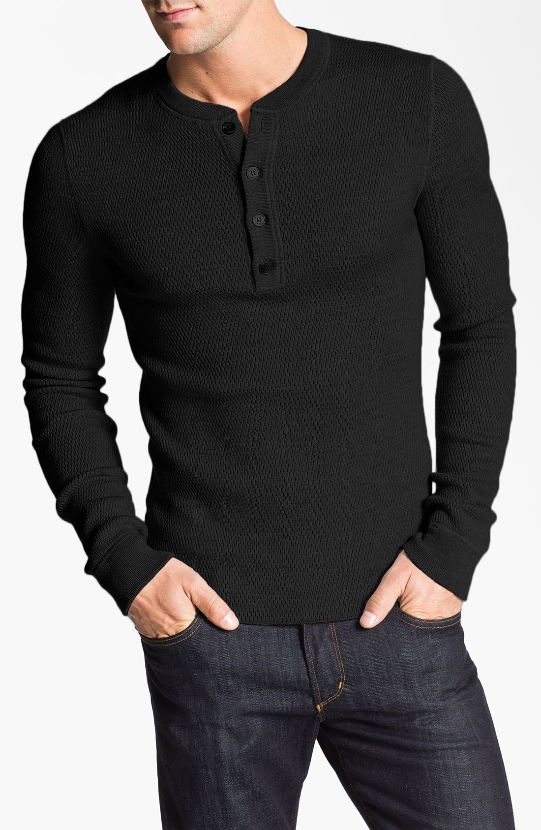 merino henley mens