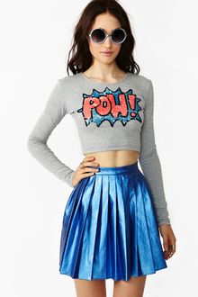 Nasty Gal Pow Crop Top - Lyst