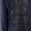 Sachin & Babi Leather Collar Shirt in Blue (midnight) - Lyst
