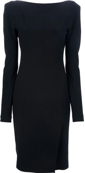 Tom Ford Draped Back Dress - Lyst