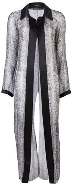 Unconditional Chiffon Robe - Lyst