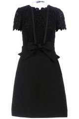 Valentino Floral Lace Aline Dress