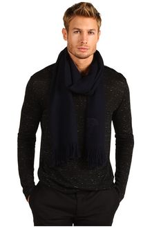 Versace Half Medusa Fringe Scarf - Lyst