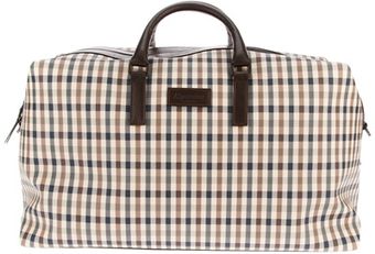 Aquascutum Checked Weekend Bag - Lyst