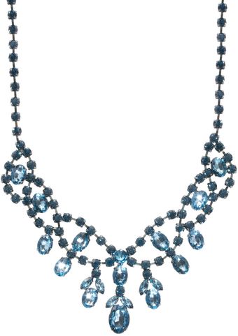 Asos Premium Jewelled Bib Necklace - Lyst